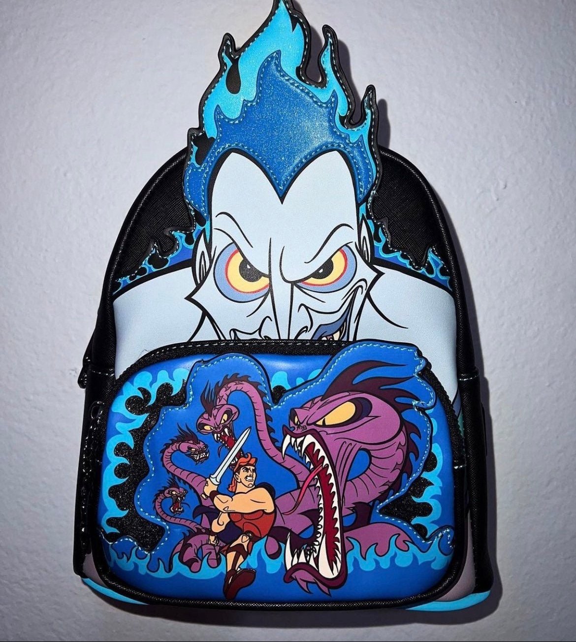 Loungefly Disney Hercules Hades Villains Scene Mini Backpack new
