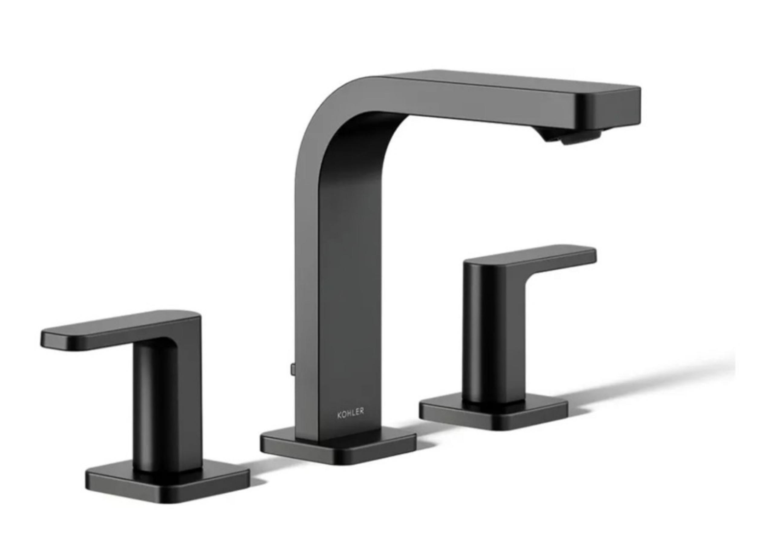 Parallel Widespread Bathroom Sink Faucet with Lever Handles