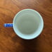 Spode blue italian mugs set of 8