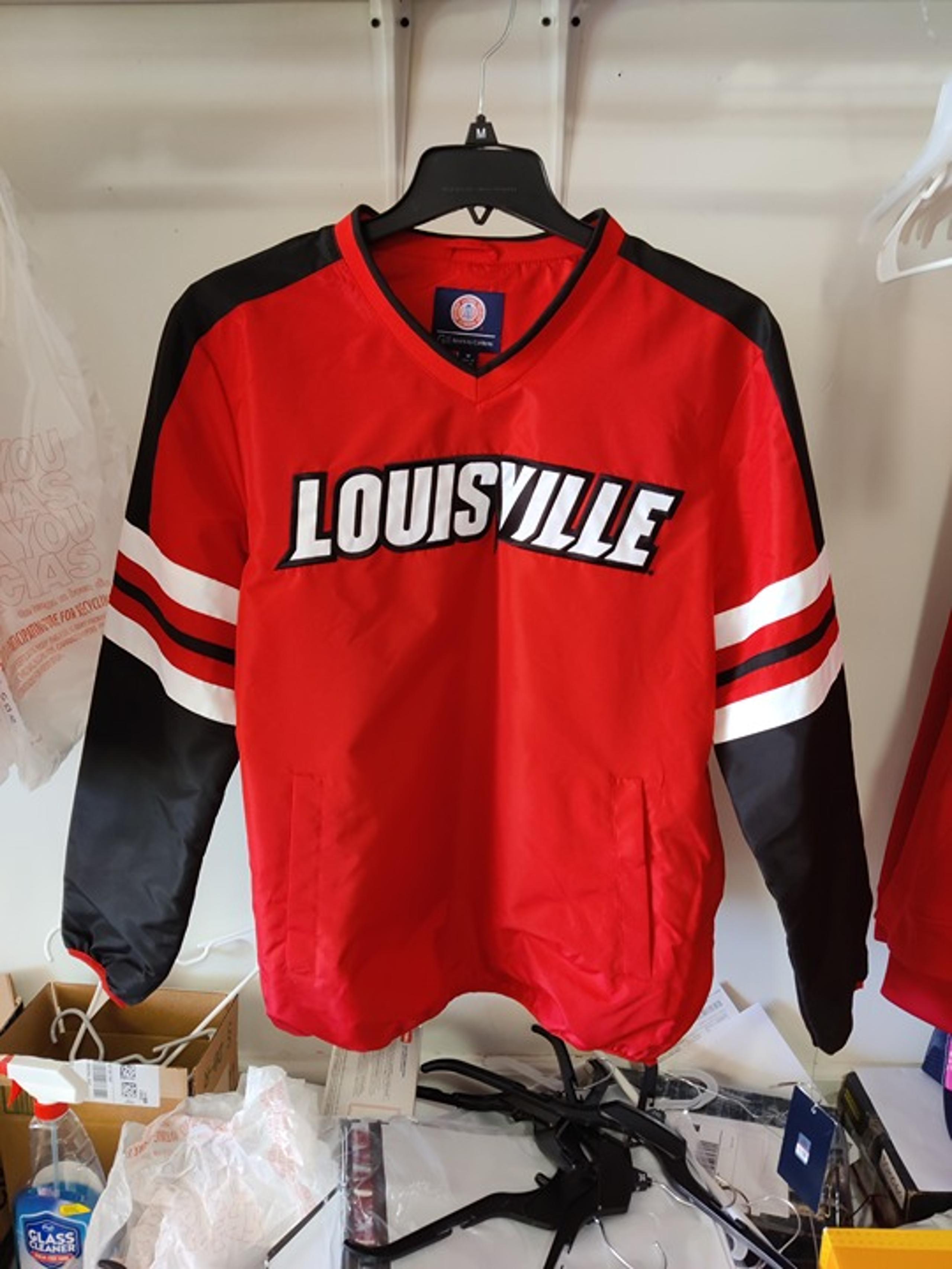 NWT G-III Sports By Carl Banks Men's UofL Pullover Windbreaker Size M $80 8C96