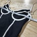 WeWoreWhat Danielle One Piece Black and Off White Swim Suit Women's Size Small