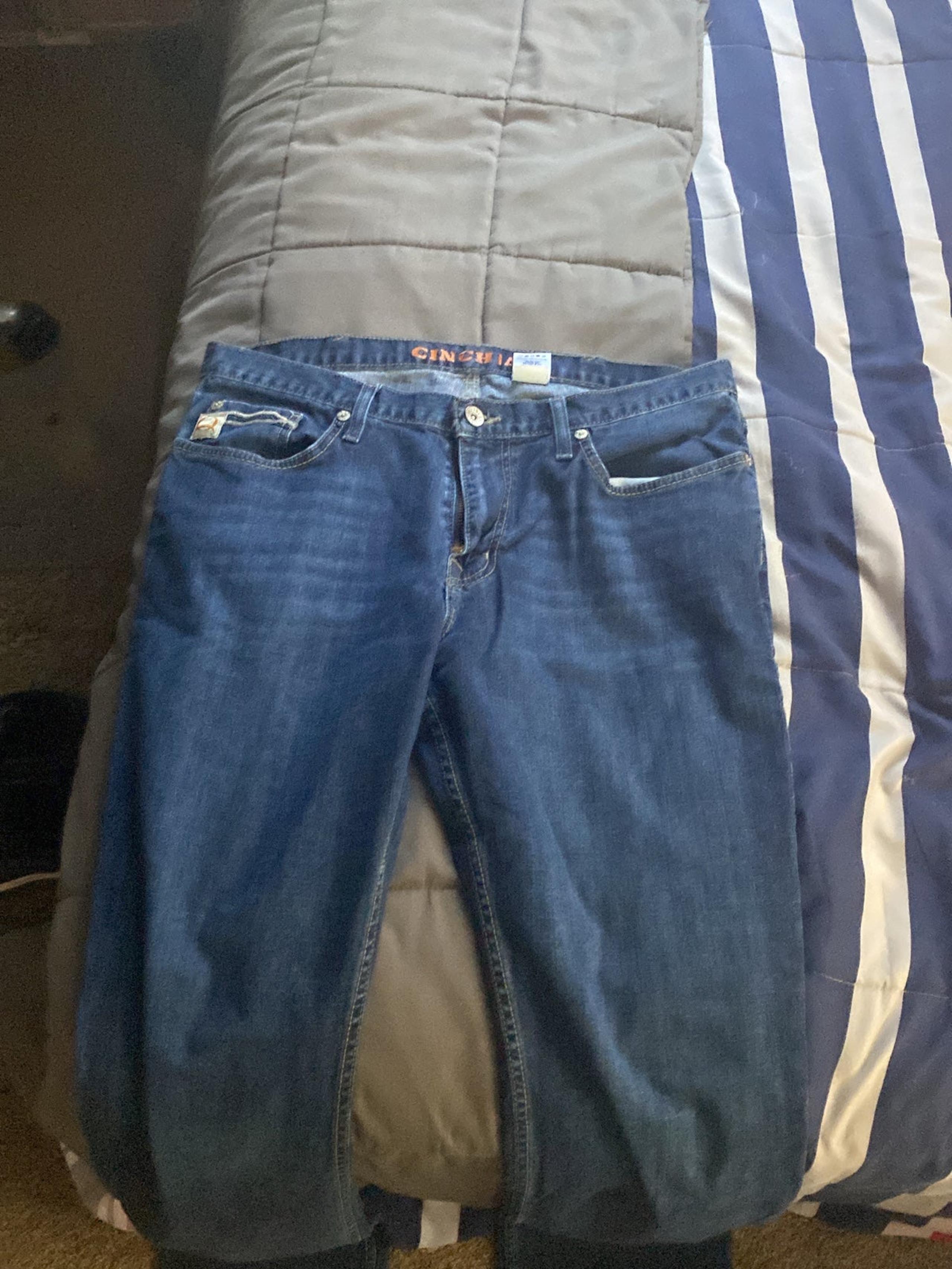cinch blue boot cut jeans for men