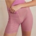 For Love & Lemons Small Kiara Mesh Rhinestone Bike Shorts in Pink NWT NEW