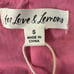 For Love & Lemons Small Kiara Mesh Rhinestone Bike Shorts in Pink NWT NEW
