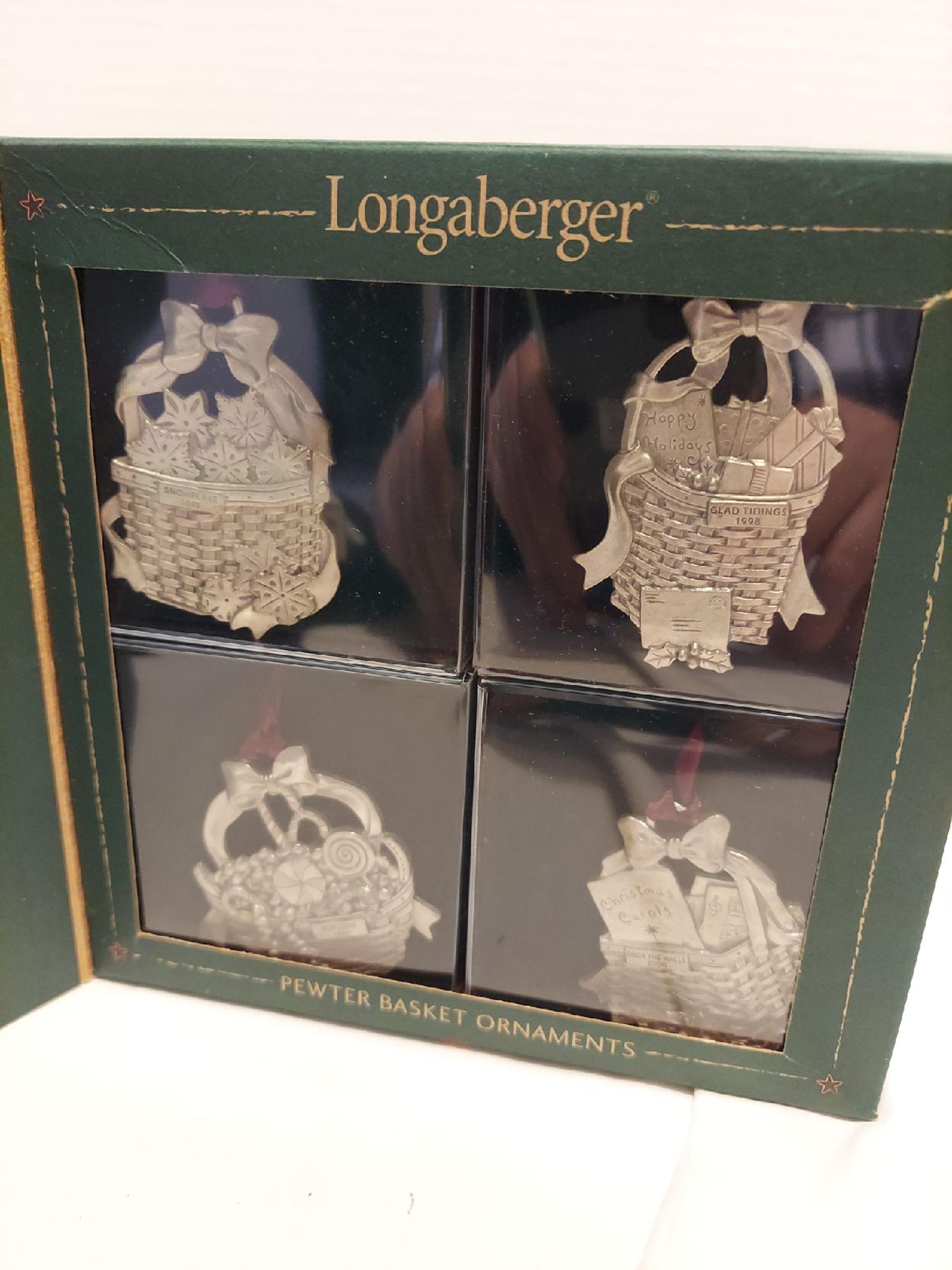 Longaberger Pewter Ornaments