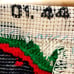 Needlepoint Black Cat Pillow Canvas Completed Square Gobelin L 01.44