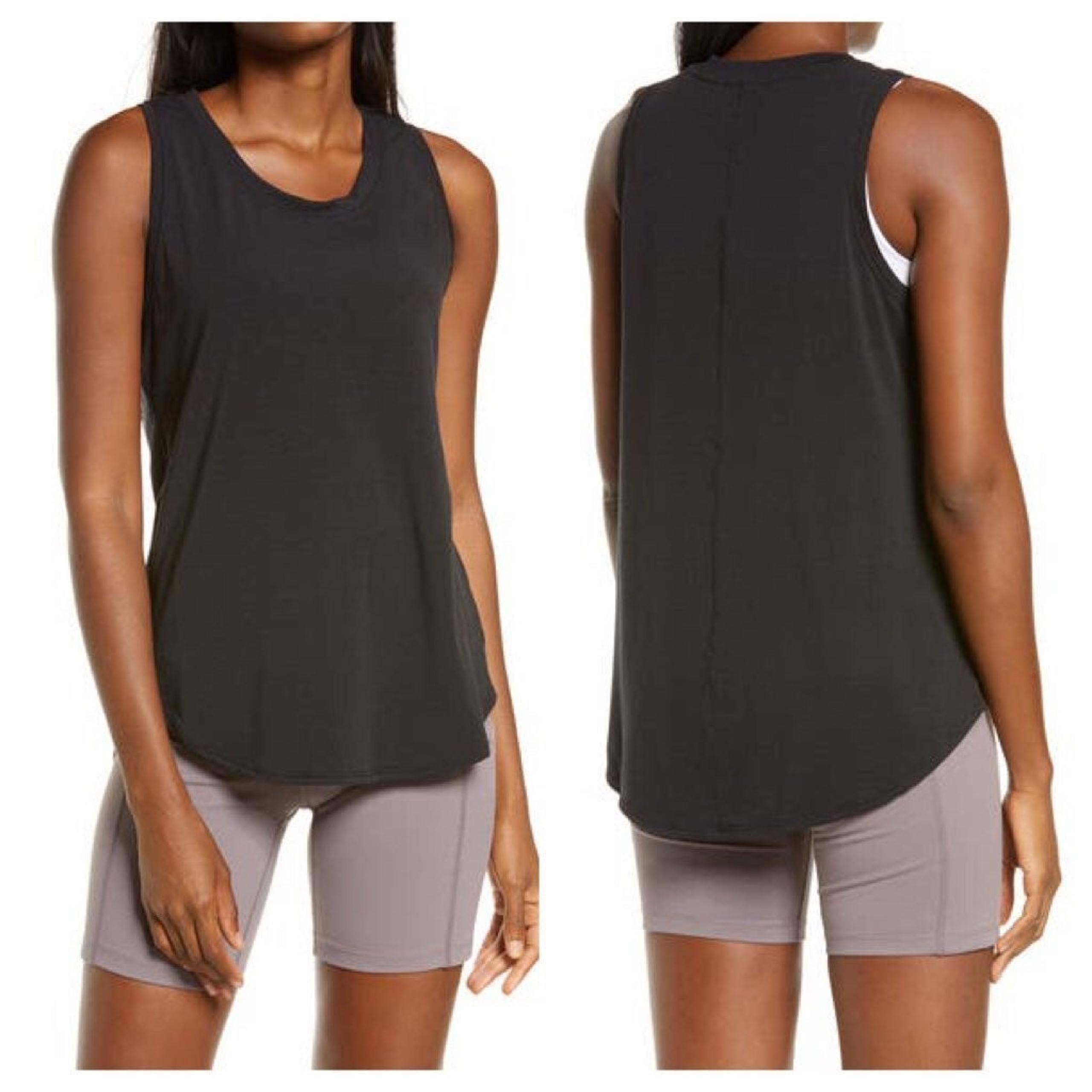Zella Black Tank Top Size Small