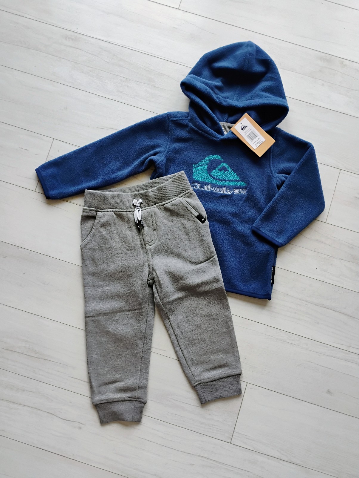 QUIKSILVER Baby NEW Polar Fleece Hoodie & Jogger Sweatpants