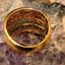 Band Ring - Ruby Emerald Sapphire Zircon