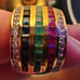 Band Ring - Ruby Emerald Sapphire Zircon