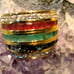 Band Ring - Ruby Emerald Sapphire Zircon
