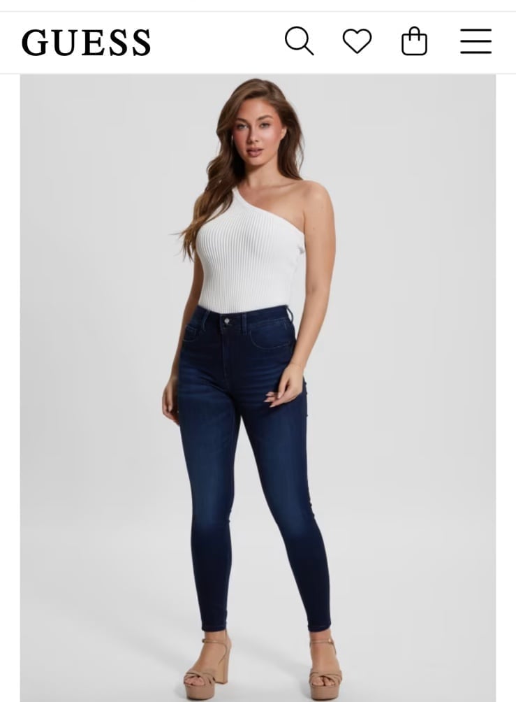 GUESS High rise shape up jeans 28X29