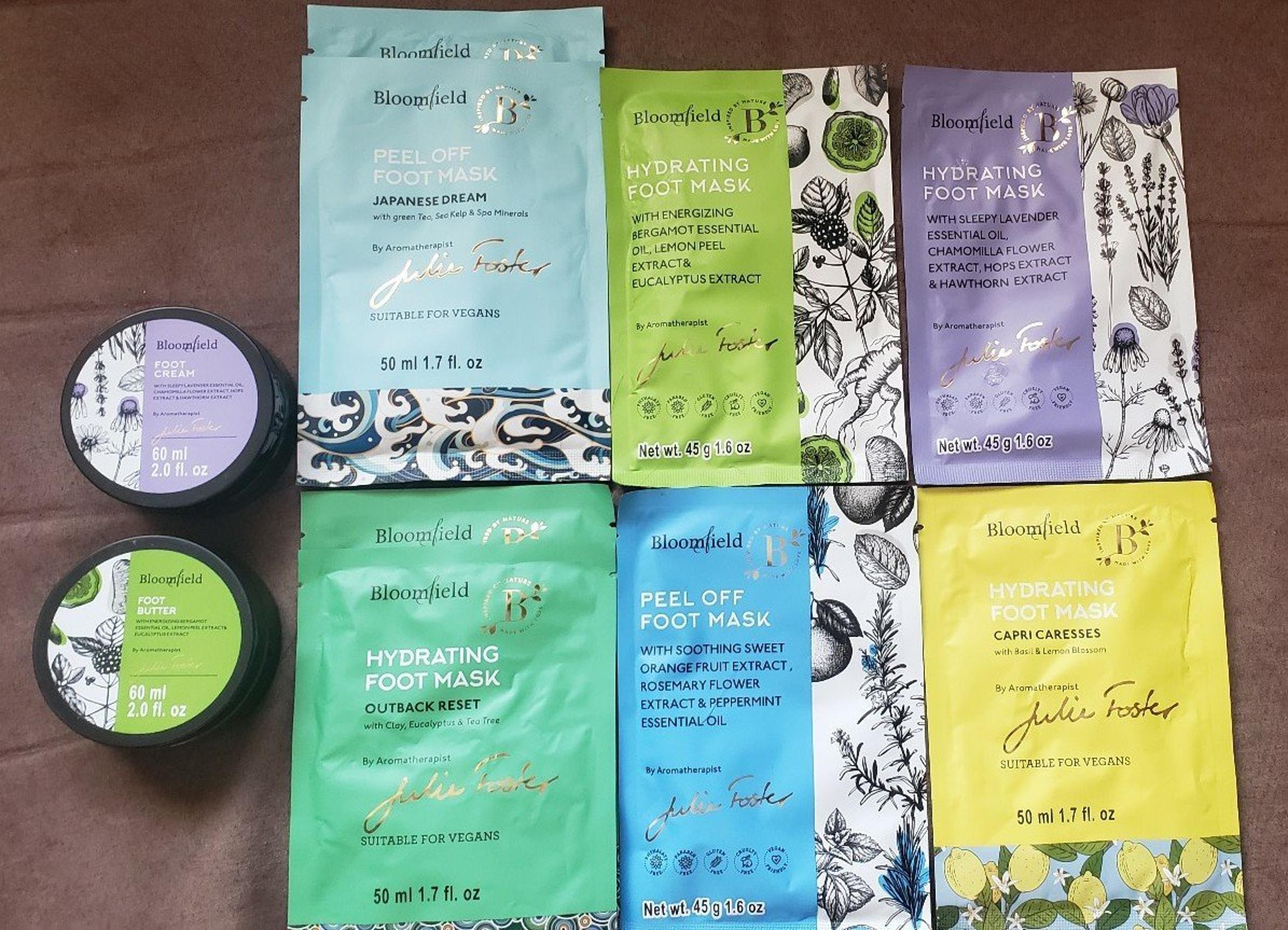 Bloomfield Foot Mask Collection