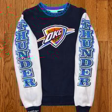 Oklahoma City Thunder Mitchell & Ness Crewneck Size Large