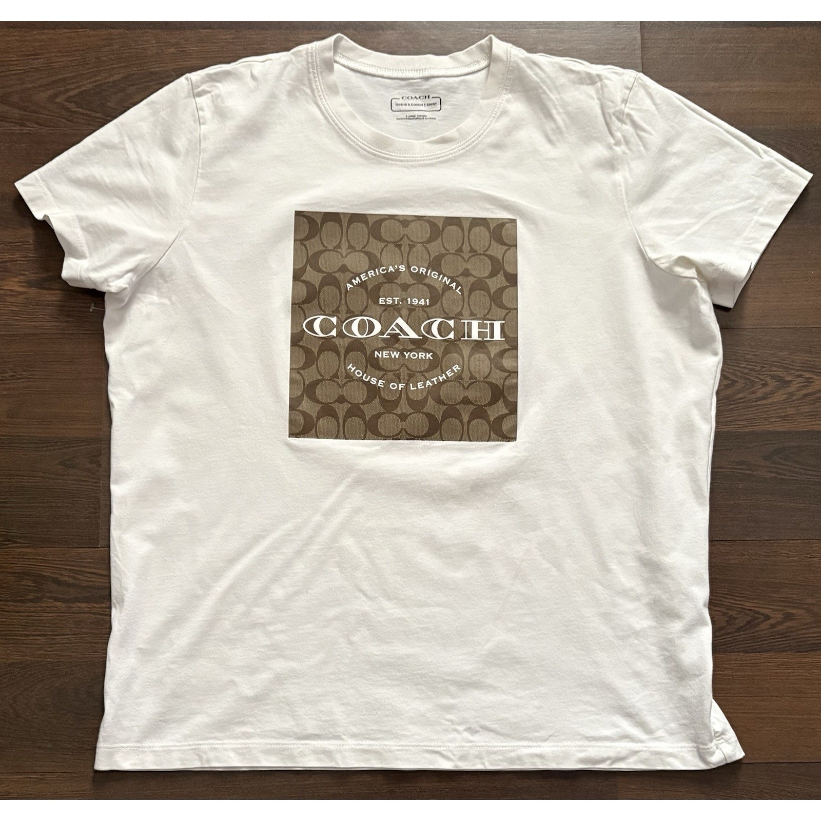 Coach Mens T-shirt Size XL (0502169)