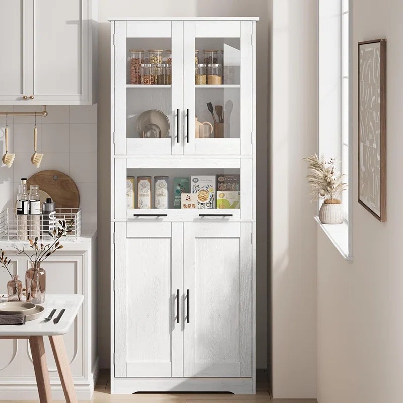 Tall Bathroom Storage Cabinet - SKU: W113099415
