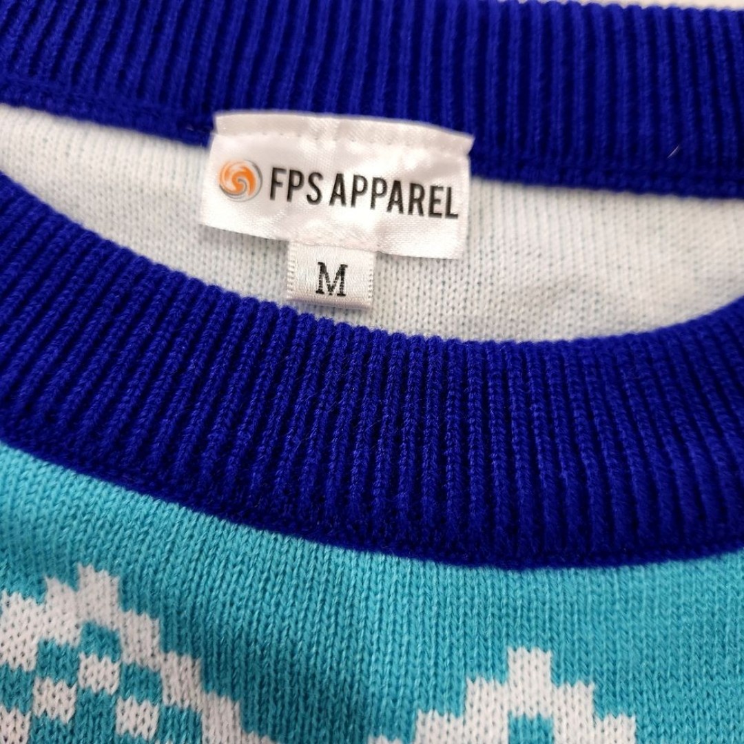 Shasta Ugly Christmas Sweater Rare Contest Winner Blue Turquoise Unisex Medium - detail