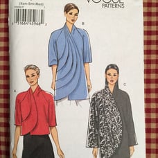 Vogue Patterns V9096 Easy Loose Fit Jacket 3 Styles Size 4 6 8 10 12 14 UNCUT