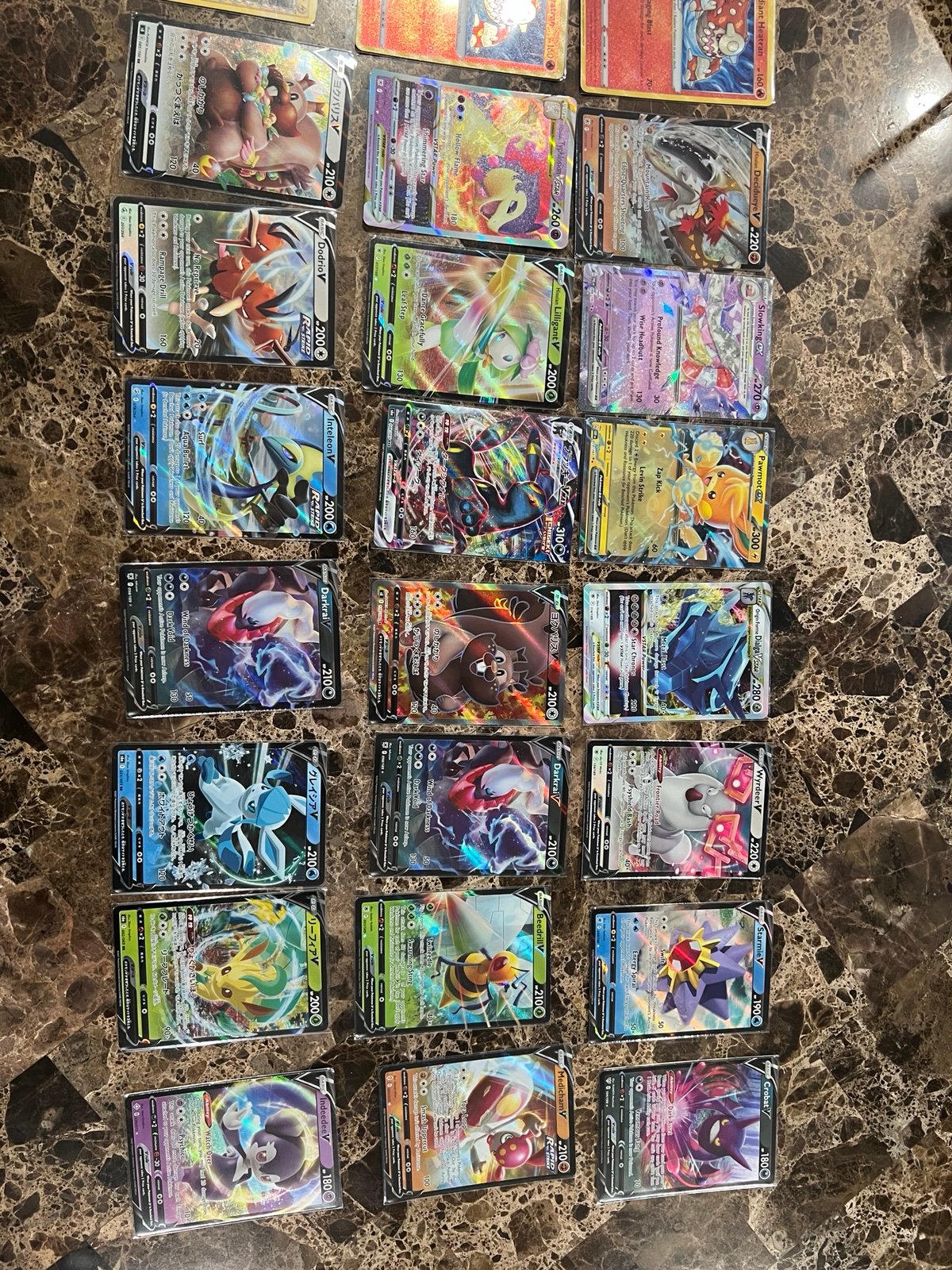 Pokémon card bundle: Vmax, Vstar, ex