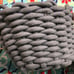 Hand-woven Thick Cotton Rope Basket