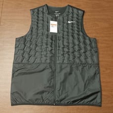 Nike Therma-FIT Repel Full-Zip Down Golf Vest Black DX6078-010 Men's Size L
