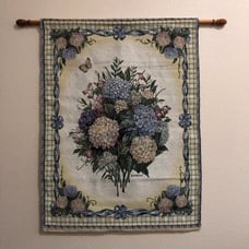 Hydrangea Bouquet Tapestry Wall Hanging