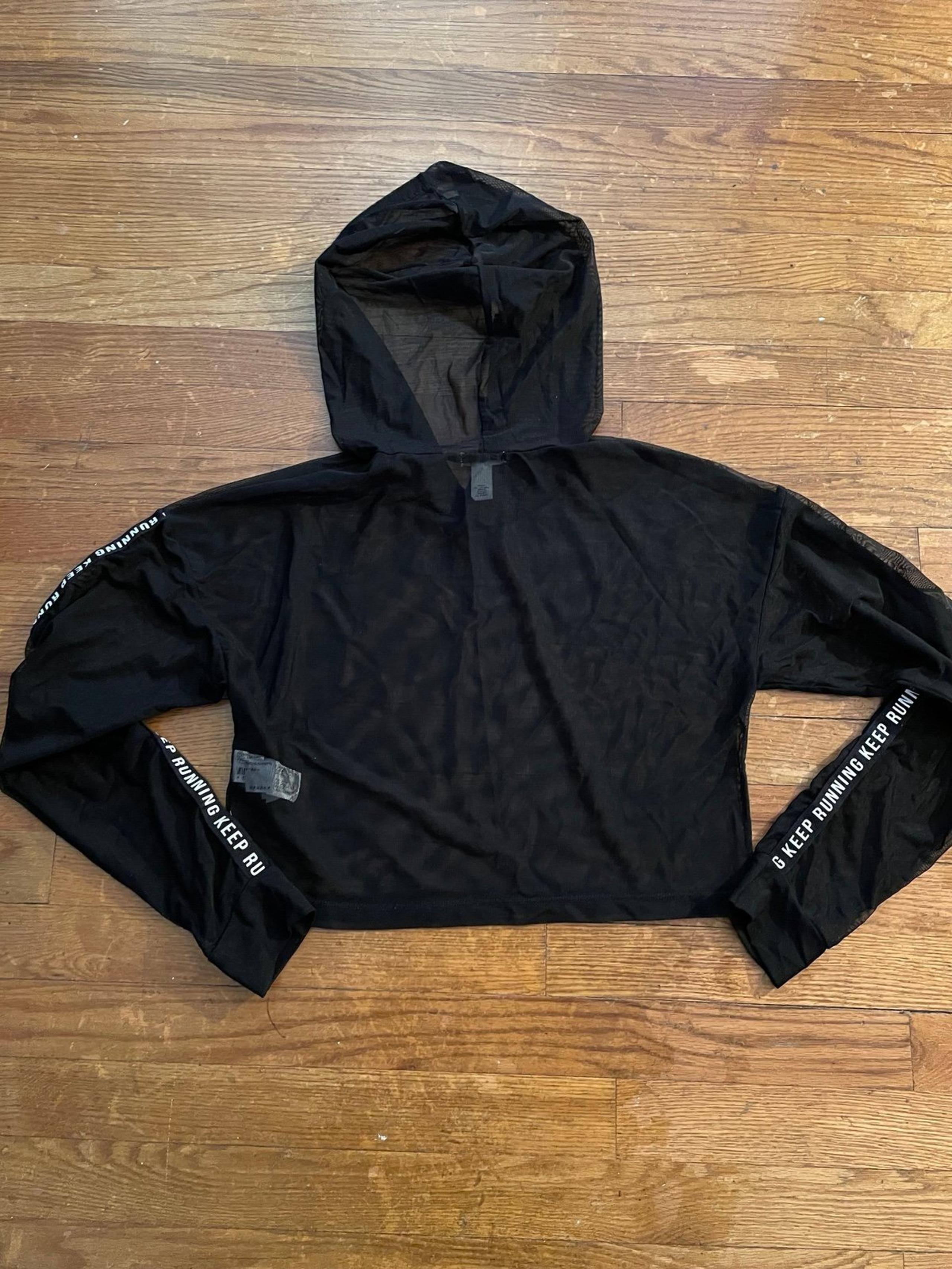 Forever21 Sheer Top with Hood