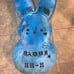 Blue tatted peep plush