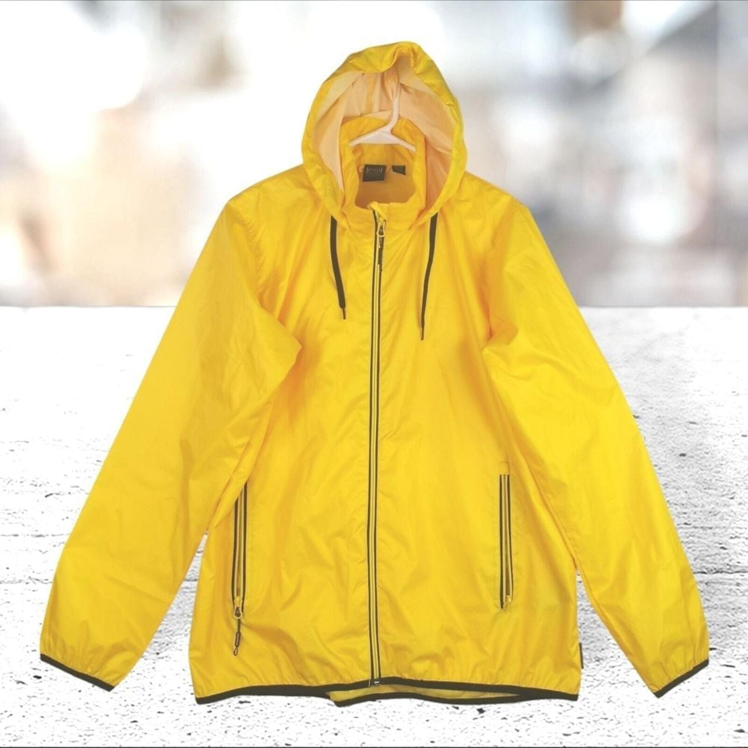 STORMTECH Perform Men's Yello Full Zip Windbreaker Jacket Size XL Actual  Large