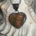 Unakite Heart handcrafted naturally sourced gemstone pendant