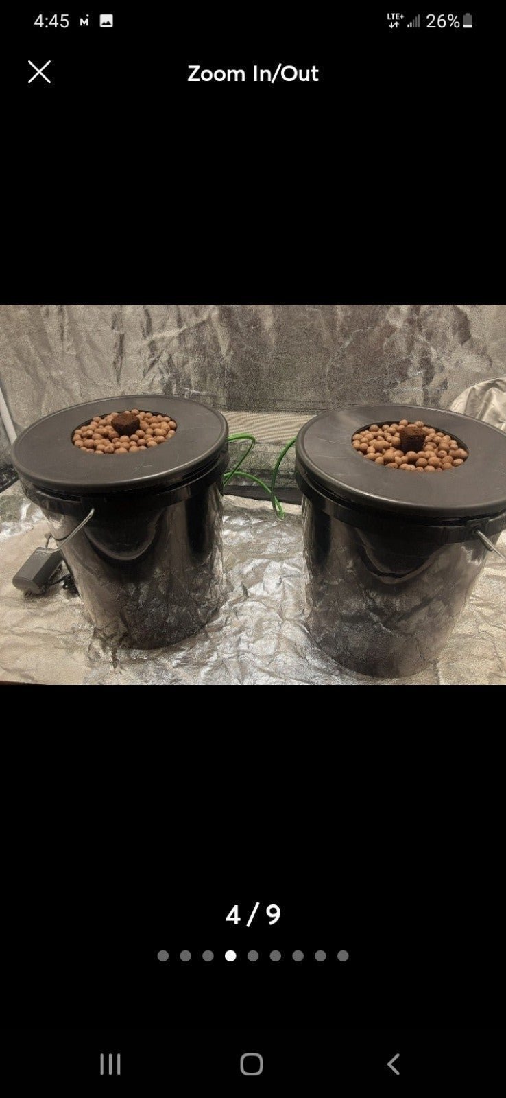 2-Plant Low-Pro DWC Hydroponic system with 3.5-Gallon reservoirs, Leca included