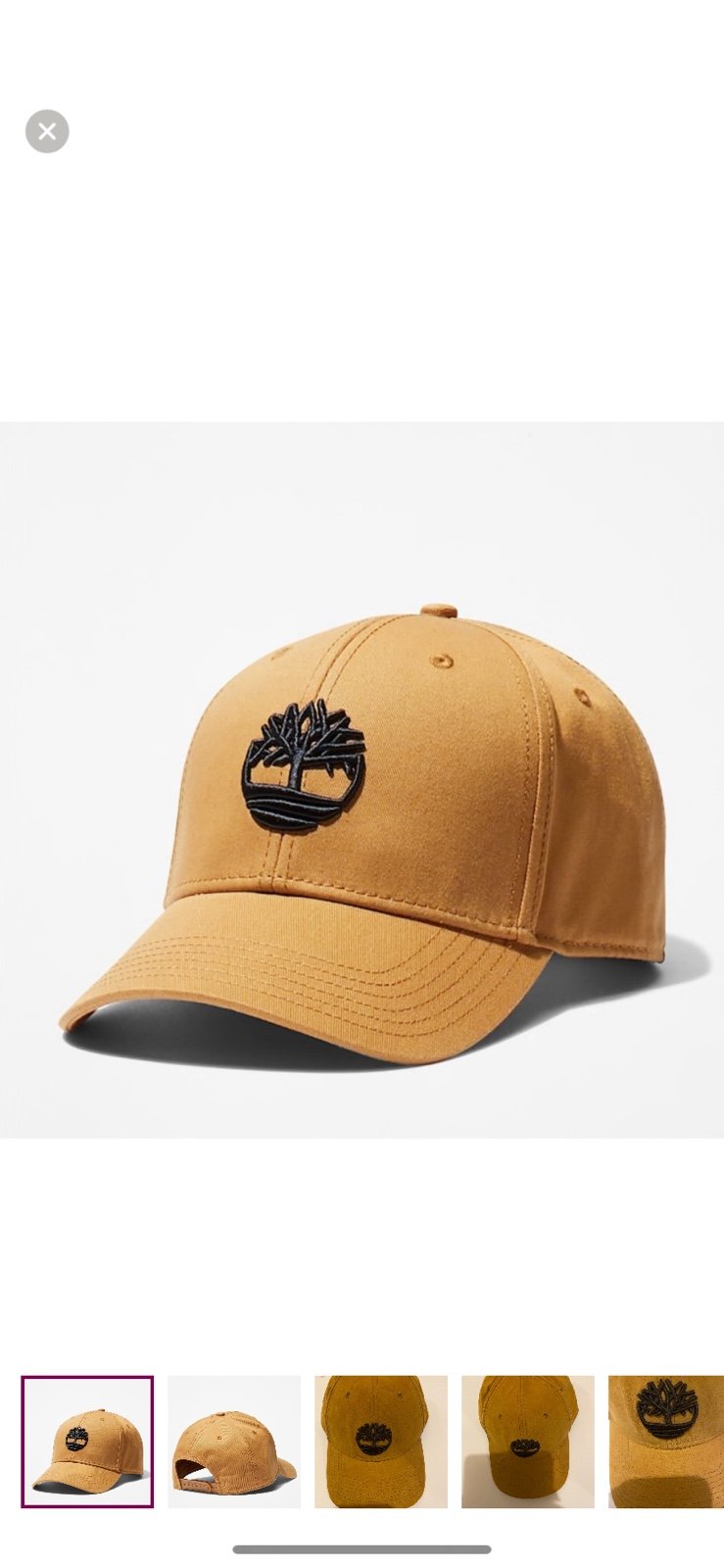 Timberland Tan Cap NWOT