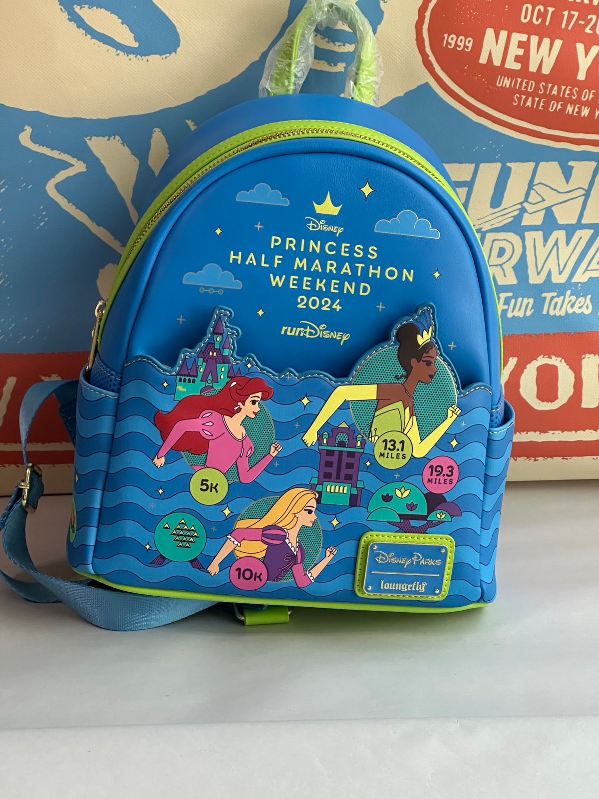 Loungefly 2024 Disney Princess Marathon Mini Backpack