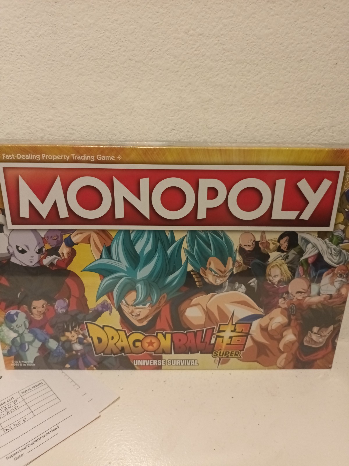 Monopoly Board Game dragon ball universe