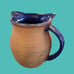 Signed Whimsical Retro Piggy Face Vintage Mug Handmade A&A Studio Pottery Cup