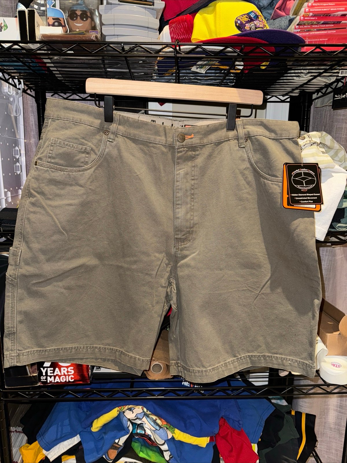 Y2K NWT Timberland Pro Carpenter Olive Shorts Size 42