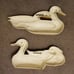 1978 Vintage Duck Decoy Wall Sculptures Burwood Products Company #2240 & #2241
