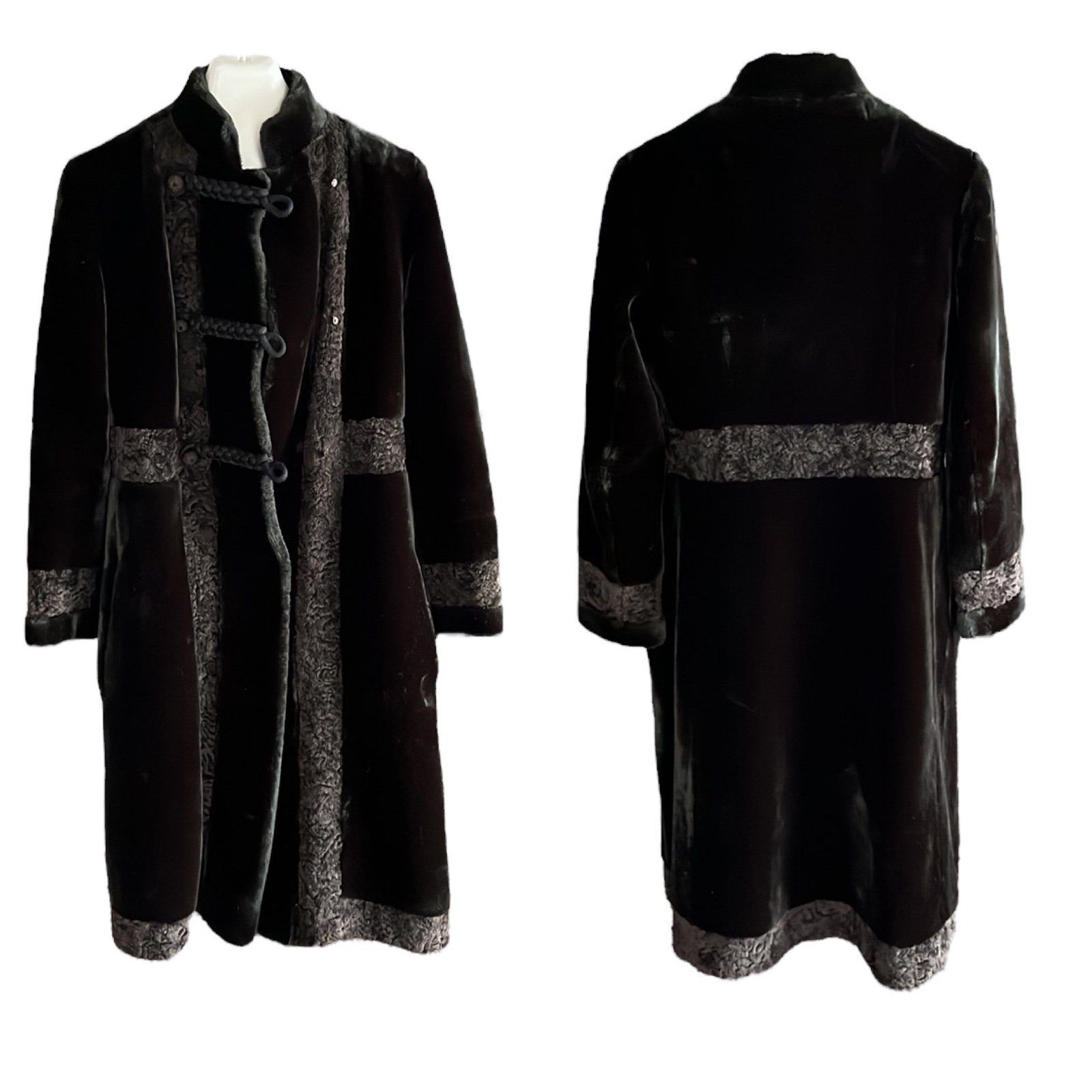 Borgazia by Fairmoor Vintage Faux Fur Coat Old Hollywood style