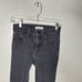 Madewell Cali Demi Boot Jeans Womens 25 Denim Raw Hem Stretch black edmunds wash