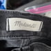 Madewell Cali Demi Boot Jeans Womens 25 Denim Raw Hem Stretch black edmunds wash