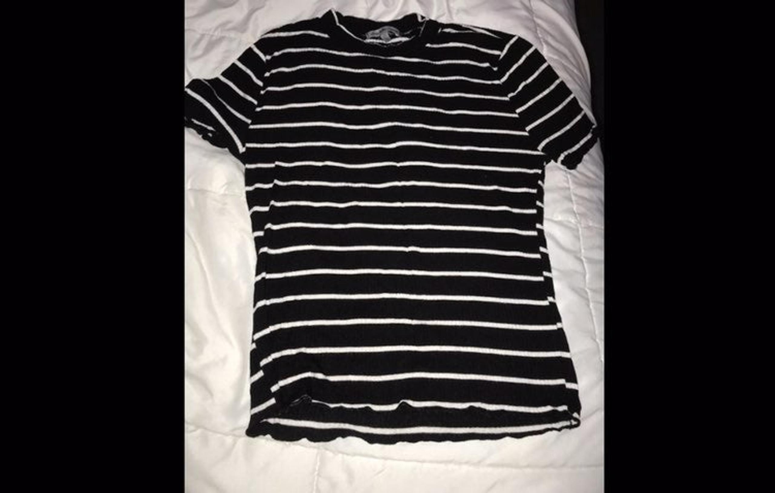 Charlotte Russe stripped croptop