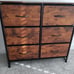 Fabric Dresser for Bedroom, 6 Drawer Double Dresser, Storage Tower