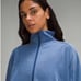 Lululemon Brushed Softstreme Funnel-Neck Zip Up/ Pitch Blue/ size 2