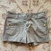 Tory Burch Green Cargo Shorts 28 Cotton gold buttons