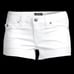 NWT Womens Size 27 True Religion White Joey Low Rise Cut-Off Denim Shorts NEW