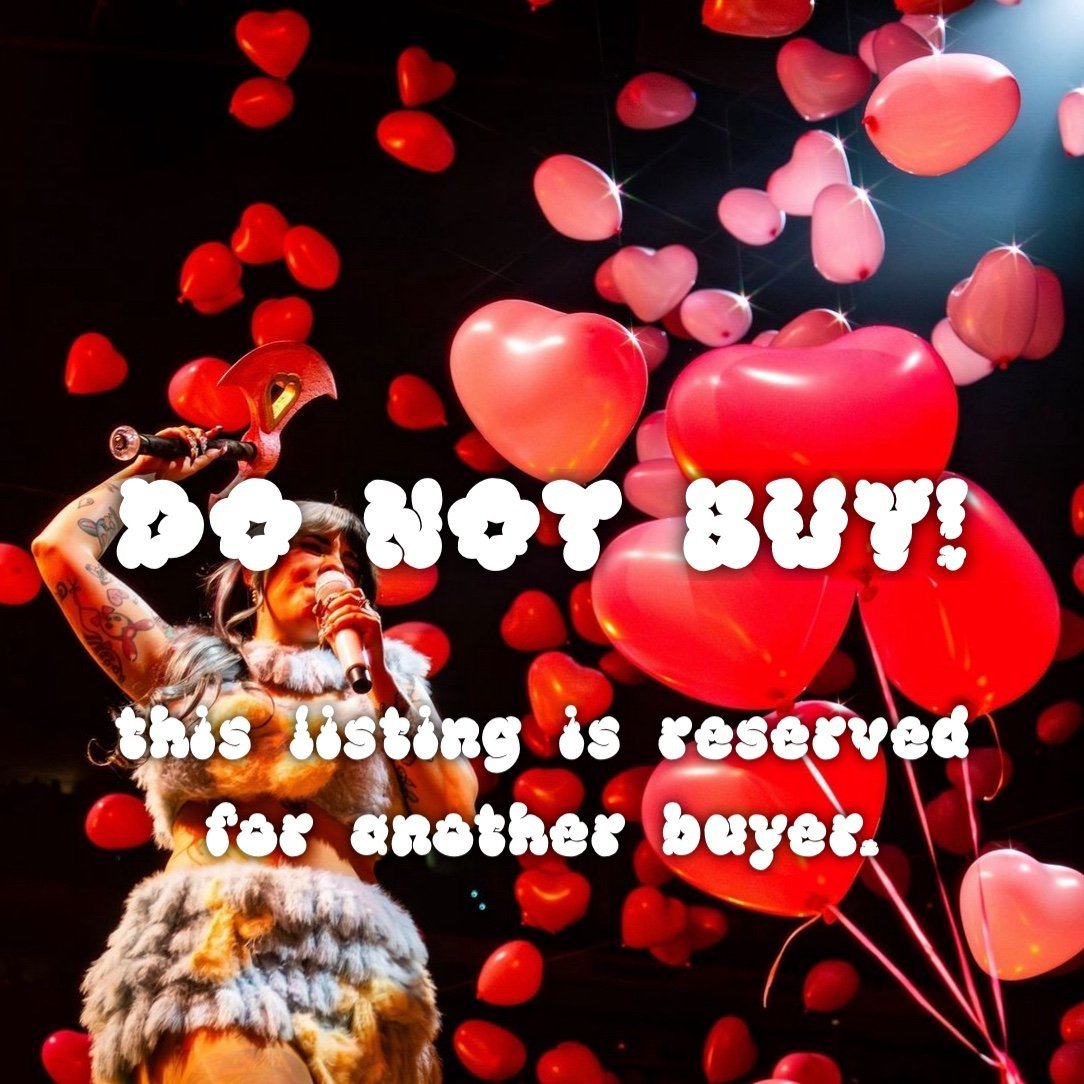 DO NOT BUY. RESERVED FOR ANOTHER BUYER.