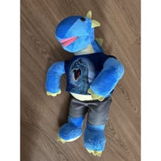 Build A Bear Blue Dinosaur 19 With T-Rex Shirt