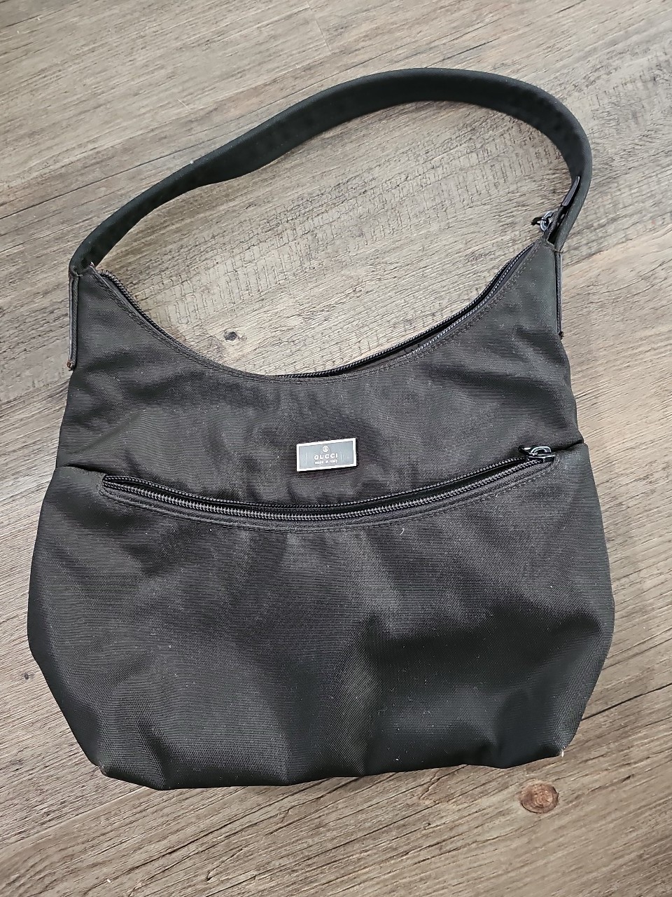 vintage Gucci purse, black