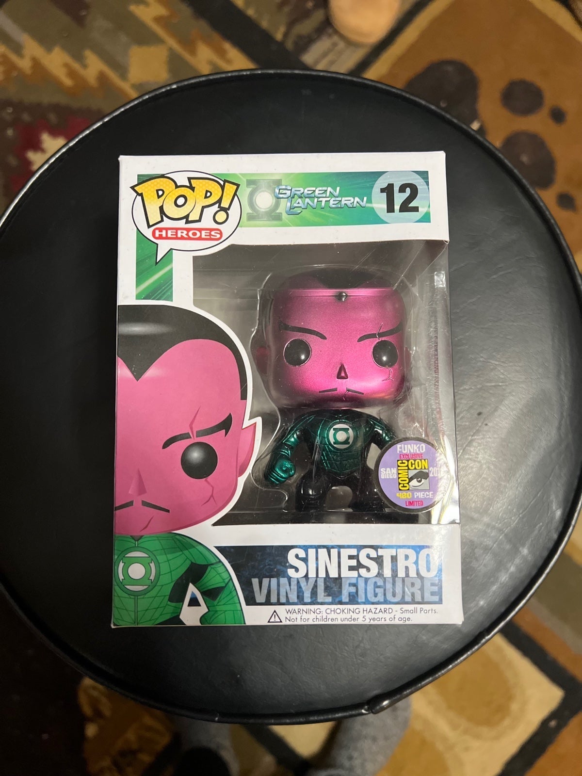 2011 Comic-Con Funko EXCLUSIVE Green Lantern Sinestro Vinyl Figure (Metallic)
