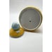Cracker Barrel Yellow Ceramic Snowhat Cookie Jar 9 CB